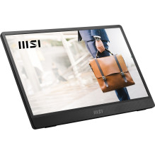 MSI PRO MP161 E2U nešiojamas televizorius / monitorius Nešiojamas monitorius Juoda 39,6 cm (15,6") LED 1920 x 1080 