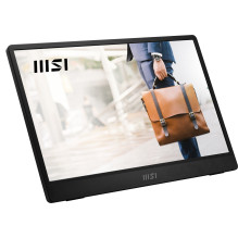 MSI PRO MP161 E2U portable TV / monitor Portable monitor Black 39.6 cm (15.6") LED 1920 x 1080 pixels