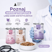 PAKA ZWIERZAKA Pepe Vet Light Mono Rabbit - šlapias šunų maistas - 400g PAKA ZWIERZAKA Pepe Vet Light Mono Rabbit - šlapias šunų maistas - 400g