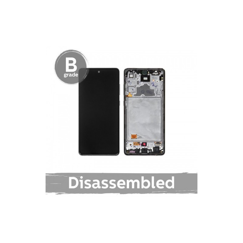 Ekranas skirtas Samsung A725 A72 su rėmeliu / Awesome Black / (9 / 10 naudotas)