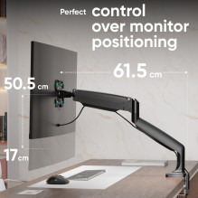 MONITOR ACC DESK MOUNT / 17-49" BLACK G100-B ONKRON