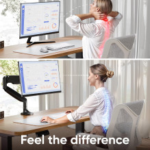 MONITOR ACC DESK MOUNT / 17-49" BLACK G100-B ONKRON
