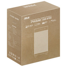 Korpusas, ASUS, ATX / micro ATX / Mini-ITX, Juodas / Permatomas, Midi Tower, PC, PRIME AP303 TG BLACK, 90DC00V0-B39010