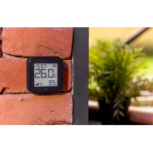 Shelly H&T Gen3 Black Temperature and Humidity Sensor Shelly H&T Gen3 Black Temperature and Humidity Sensor