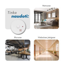 Smoke detector XP-350, with replaceable battery 9V (2 pcs.) Smoke detector XP-350, with replaceable battery 9V (2 pcs.)