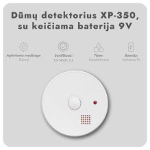 Smoke detector XP-350, with replaceable battery 9V (4 pcs.) Smoke detector XP-350, with replaceable battery 9V (4 pcs.)
