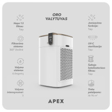 Air purifier Adolus APEX + Additional filter