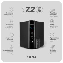 Ultragarsinis oro drėkintuvas Adolus SONA, 25W