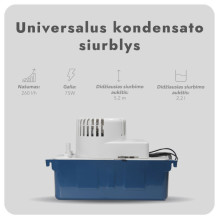 Universalus kondensato siurblys