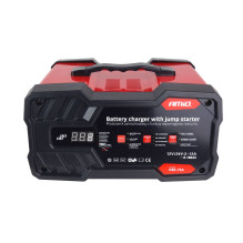 Prostownik z funkcją rozruchu ładowarka do akumulatora 12V 24V max 12A boost 75A 12V AMIO-02400