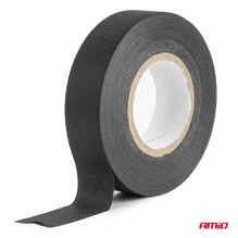PET fabric insulating tape, smooth, 25m x 19mm x 0.14mm AMIO-04854