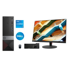 Vostro 3471 SFF i5-9500 8GB 512GB SSD Windows 11 Pro + ThinkVision T25D-10 + pelė ir klaviatūra
