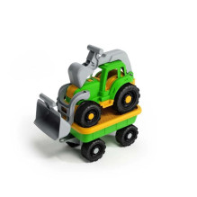 Sand toy set tractor with trailer, 58cm 1252 Sand toy set tractor with trailer, 58cm 1252