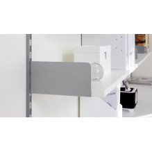 WALL UPRIGHT. DOUBLE SLOT 1.995 MM GREY WALL UPRIGHT. DOUBLE SLOT 1.995 MM GREY