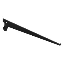 SINGLE BRACKET 200 MM BLACK
