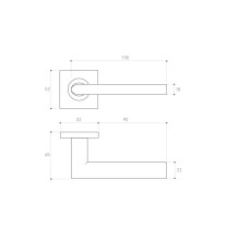 Handle, indoor Metal-Bud METAL-BUD Black SUPPRA Handle, indoor Metal-Bud METAL-BUD Black SUPPRA