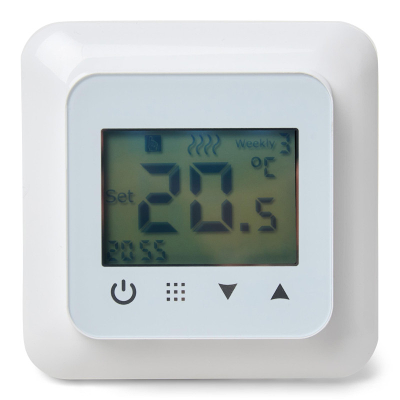 Thermostat Heatcom HC60, suspended, white