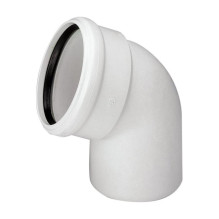 Elbow for internal sewerage Magnaplast Skolan, 110 mm, 87 °