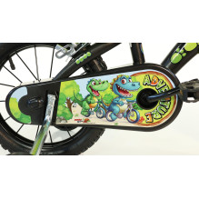Children's bicycle Dino Bikes 616-DSA, black / green Children's bicycle Dino Bikes 616-DSA, black / green