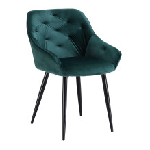 Dining room chair Halmar K487, dark green Dining room chair Halmar K487, dark green