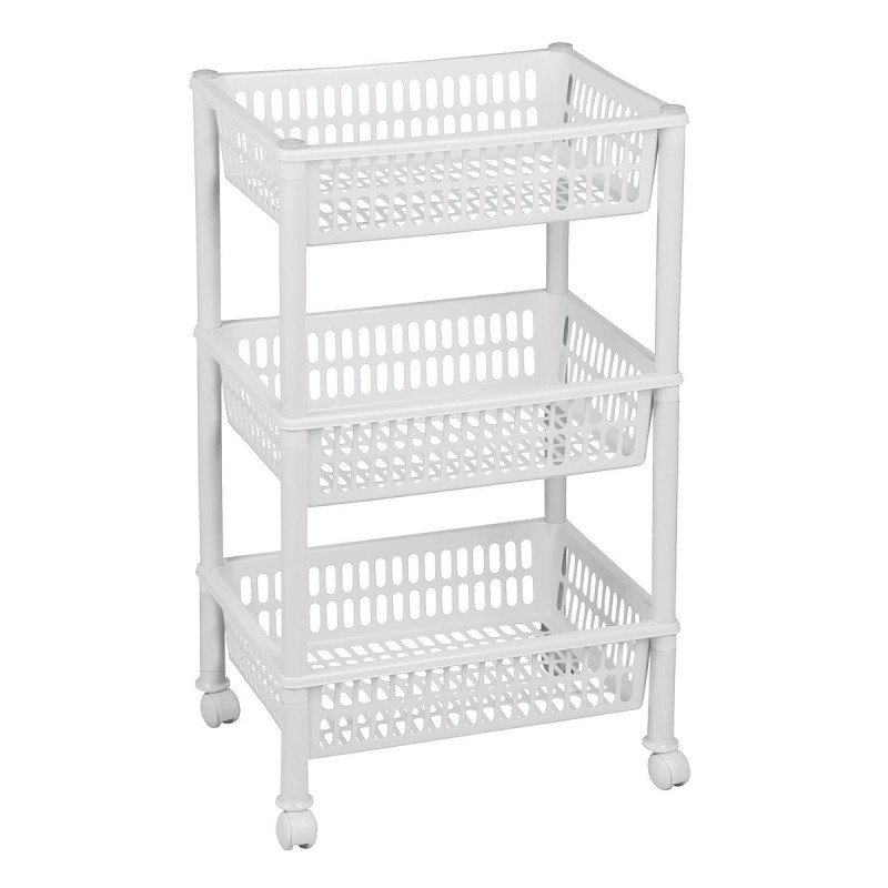 Plast Team Eco Trolley With 3 Baskets 39.4x29x16.5 / 68.5cm...