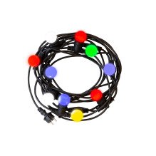 Light bulb string Spectrum 5M 10XE27 IP44