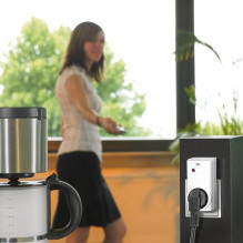 Plug Brennenstuhl, with remote control, IP20, white, 2 pcs Plug Brennenstuhl, with remote control, IP20, white, 2 pcs
