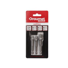 ADAPTERS 1 / 4 HEXTO 1 / 2 3 / 8 1 / 4 DRAUMET ADAPTERS 1 / 4 HEXTO 1 / 2 3 / 8 1 / 4 DRAUMET