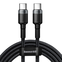 Cables Baseus USB-C, USB Type C, 2 m, black Cables Baseus USB-C, USB Type C, 2 m, black