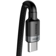 Laidas BASEUS USB Type C M, USB Type C M, 2m, juodas