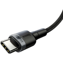 Laidas BASEUS USB Type C M, USB Type C M, 2m, juodas