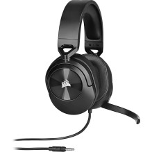 Žaidimų ausinės su lankeliu Corsair HS55, juodos