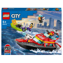 Konstruktorius LEGO City Ugniagesių kateris 60373 Konstruktorius LEGO City Ugniagesių kateris 60373
