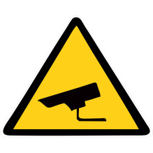 STICKER SURVEILLANCE CAMERA...