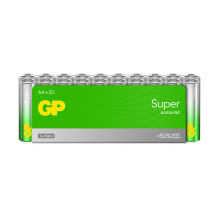 Elementai GP SUPER ALKALINE AA / LR06, 1,5V, 20 vnt.