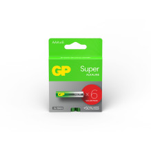 Batteries GP GPPCA24AS537, AAA, 1.5 V, 6 pcs