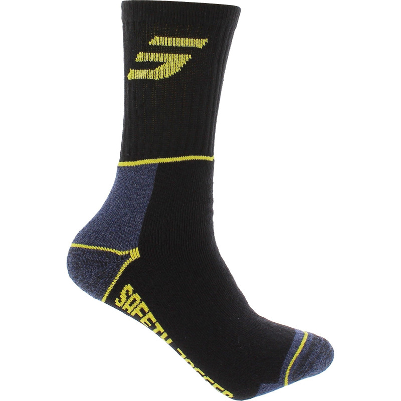 Socks SJSOCK, black / yellow / grey, 39-42, 3 pairs