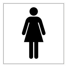 STICKER TOILET FOR WOMEN...