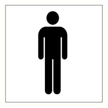 STICKER TOILET FOR MEN...