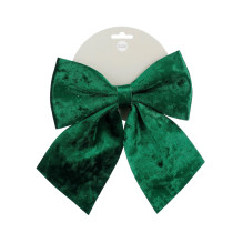 DECORATION BOW GREEN 20X24