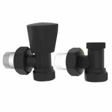 SET OF BLACK TOWELDRYER VALVES 1 / 2