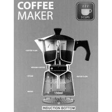 Coffee Machine - Maestro 6 Cups Coffee Machine - Maestro 6 Cups