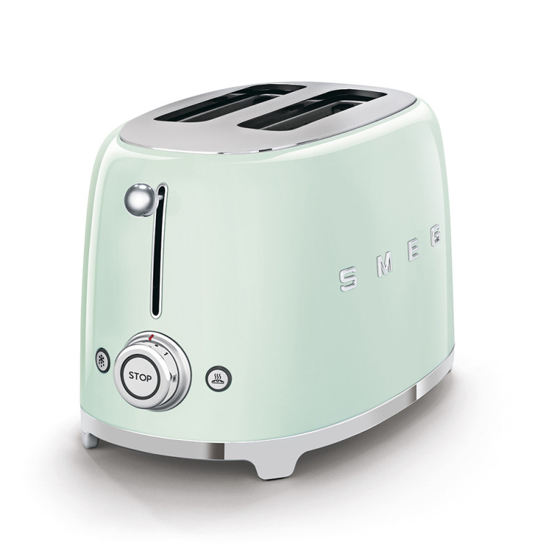 Tosteris - SMEG TSF01PGEU 2x2 6 Rudos spalvos lygiai Žalias