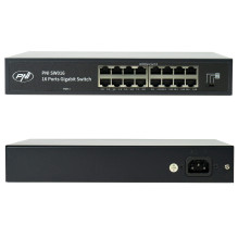 PNI House IP816 NVR paketas su 16 PNI IP740 4MP kamerų, šaltiniu, jungikliu, kabeliais, kištukais ir skirstytuvais