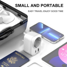 Tech-Protect TA100 UK Adapter - White