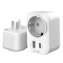 „Tech-Protect TA100“ JAV adapteris – baltas