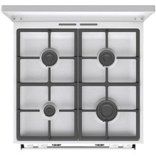 Gorenje GKS6C71WF Laisvai pastatoma viryklė su orkaite, balta Gorenje GKS6C71WF Laisvai pastatoma viryklė su orkaite, balta