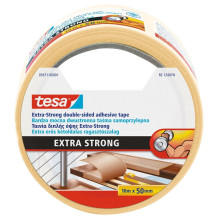 Dvipusė lipni juosta Tesa Extra Strong, 10 m x 50 mm Dvipusė lipni juosta Tesa Extra Strong, 10 m x 50 mm