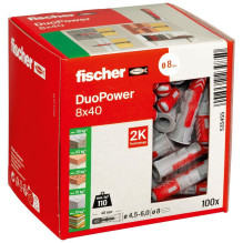 Pin Fischer DuoPower, 40 mm x 8 mm, 100