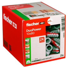 Pin Fischer DuoPower, 80 mm x 10 mm, 25